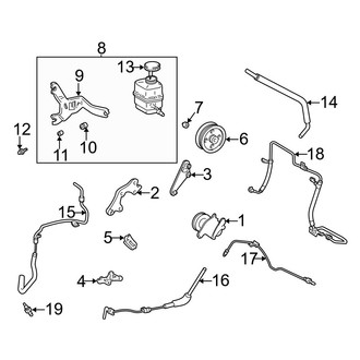Lexus OE - Steering Gear & Linkage - Pump & Hoses