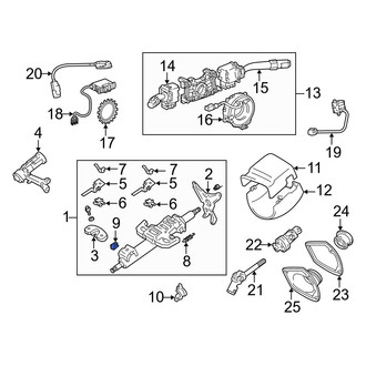 Lexus OE - Steering Column Spring Clip