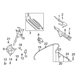 Lexus OE - Windshield Washer Pump Grommet