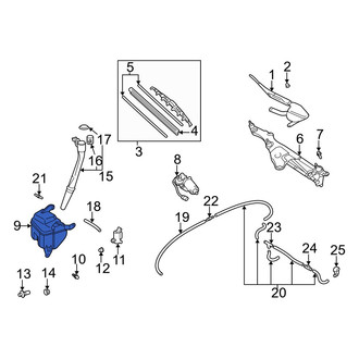 Lexus OE - Washer Fluid Reservoir