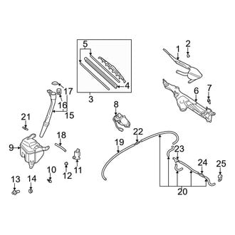 Lexus OE - Windshield - Wiper & Washer Components