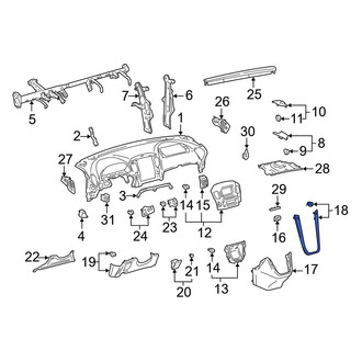 Lexus OE - Instrument Panel Molding
