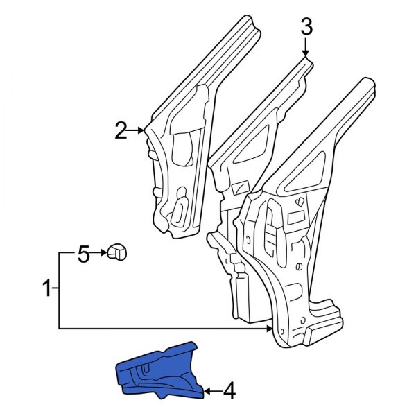 Hood Hinge Bracket