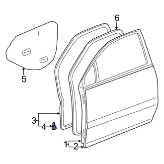 Lexus OE - Door Seal Clip