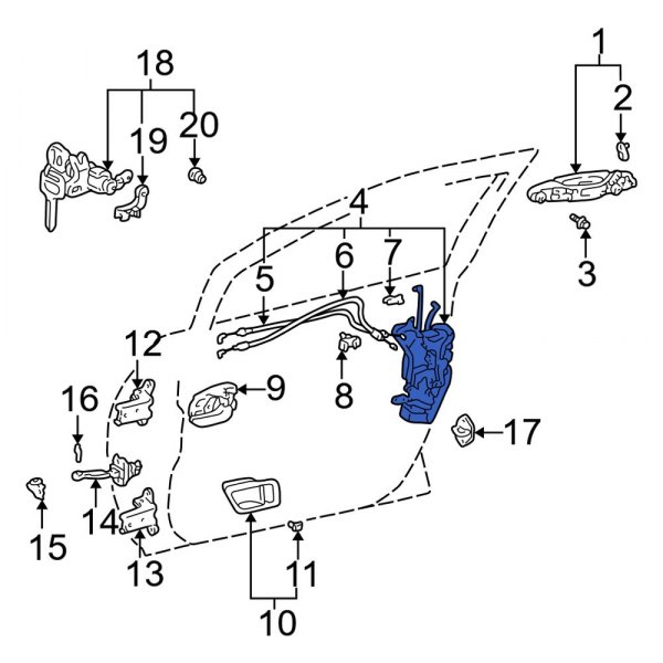 Door Latch Assembly