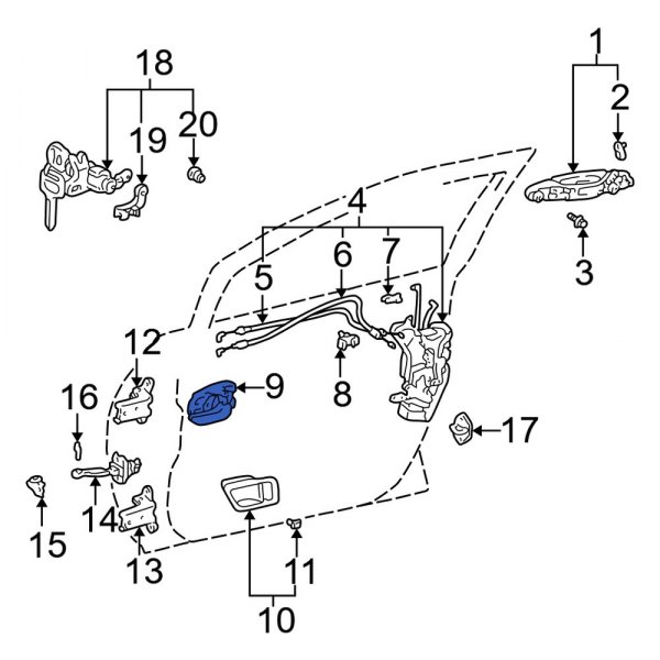 Interior Door Handle