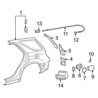 Lexus OE - Quarter Panel & Components