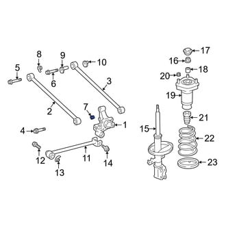 Lexus OE - Outer Steering Tie Rod Nut