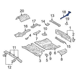 Lexus RX300 Replacement Chassis Frames & Rails - CARiD.com