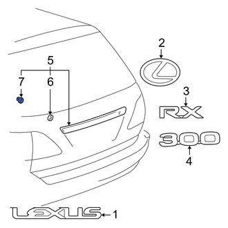 Lexus OE - Wiper Arm Nut