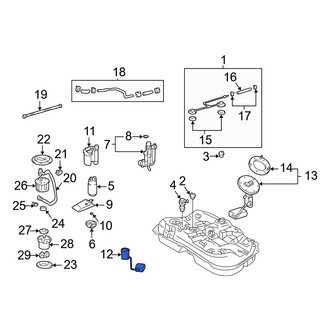 Lexus OE - Fuel Sender and Hanger Assembly