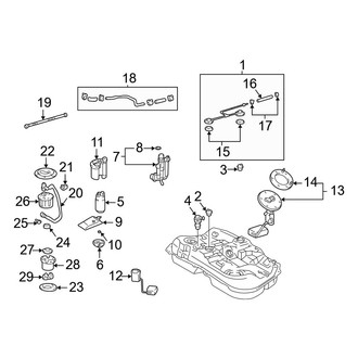 Lexus OE - Fuel System Components (Fuel Pump & Components)