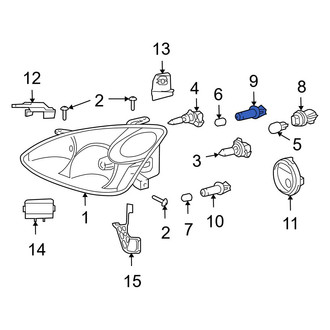 Lexus OE - Front Side Marker Light Socket