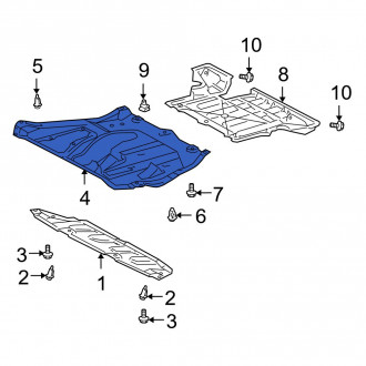 Lexus RX330 OEM Header Panels & Parts — CARiD.com