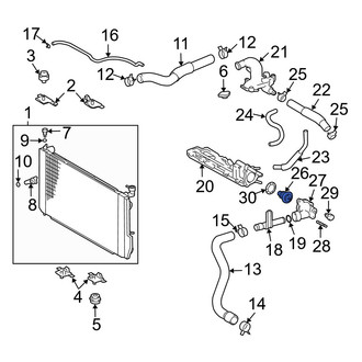 Lexus OE - Engine Coolant Thermostat