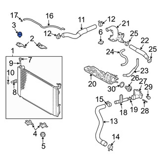 Lexus OE - Upper Radiator Insulator