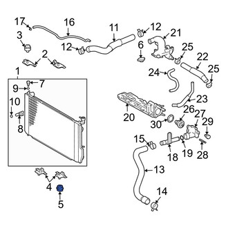 Lexus OE - Lower Radiator Insulator