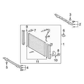 Lexus OE - Cooling - Radiator & Components (Japan Built), (Base)
