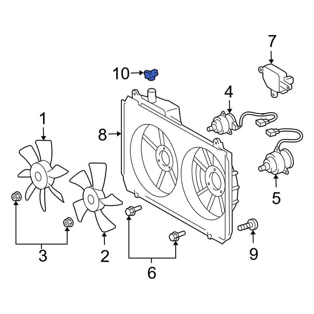 lexus coolant reservoir cap