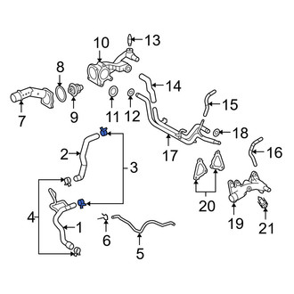 Lexus OE - Lower Radiator Hose Clamp