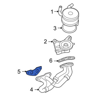 Lexus OE - Lower Engine Oil Cooler Line Gasket