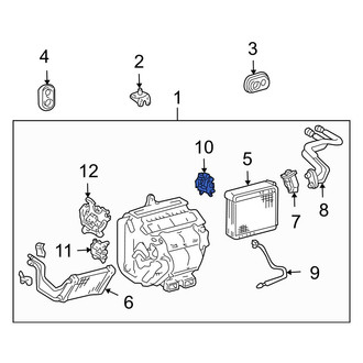 Lexus OE - HVAC Air Inlet Door Actuator