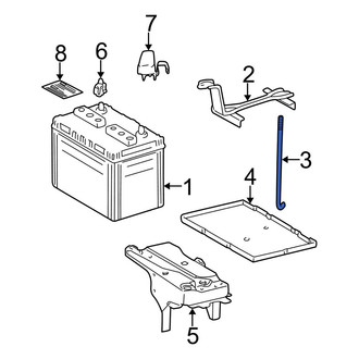 Lexus OE - Battery Hold Down Stud