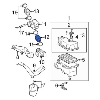 Lexus OE - Engine Air Intake Hose