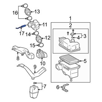 Lexus OE - PCV Valve Hose