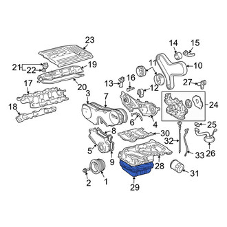 Lexus OE - Lower Engine Oil Pan