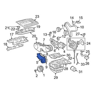 Lexus OE - Lower Engine Timing Cover