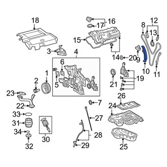 Lexus OE - Upper Engine Timing Chain Guide