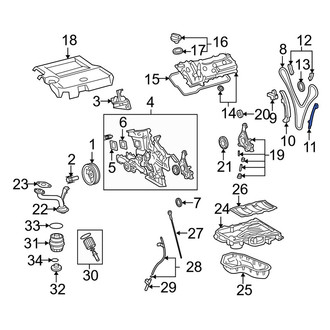Lexus OE - Upper Engine Timing Chain Guide