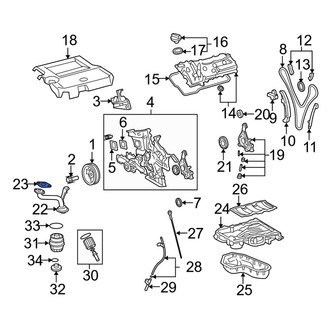 Lexus OE - Engine Oil Pump Pickup Tube Gasket
