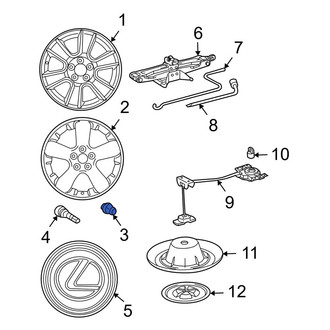 Lexus OE - Wheel Lug Nut