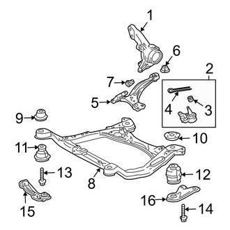 Lexus OE - Front Suspension - Suspension Components
