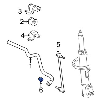 Lexus OE - Rear Suspension Stabilizer Bar Link Nut