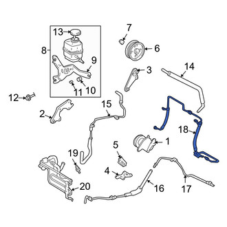 Lexus OE - Power Steering Pressure Hose