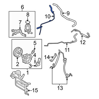 Lexus OE - Power Steering Return Hose