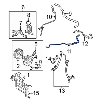 Lexus OE - Power Steering Return Hose