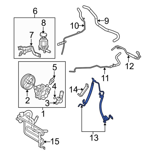 Power Steering Pressure Hose