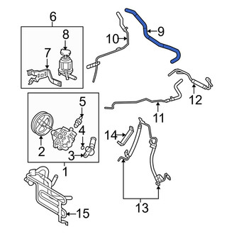 Lexus OE - Power Steering Reservoir Hose