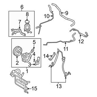 Lexus OE - Steering Gear & Linkage - Pump & Hoses