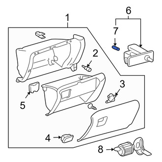 Lexus OE - Glove Box Light Bulb