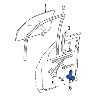 Lexus OE - Front Left Window Motor