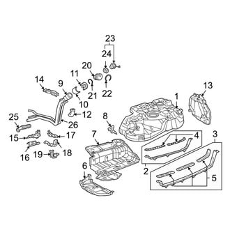 Lexus OE - Fuel System Components (Fuel Tank & Components)