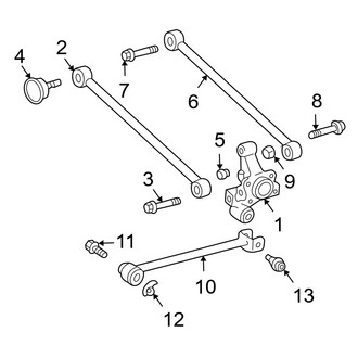 Lexus OE - Rear Suspension - Suspension Components (FWD)