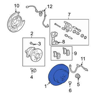 Lexus OE - Rear Disc Brake Rotor