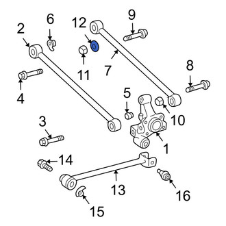 Lexus OE - Rear Alignment Camber Adjusting Eccentric