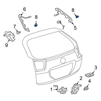 Lexus OE - Liftgate Object Sensor Clip